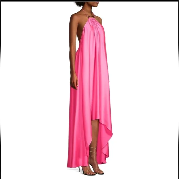 Ramy Brook | Dresses | Ramy Brook Elegant Hot Pink Halter Maxi Dress |  Poshmark